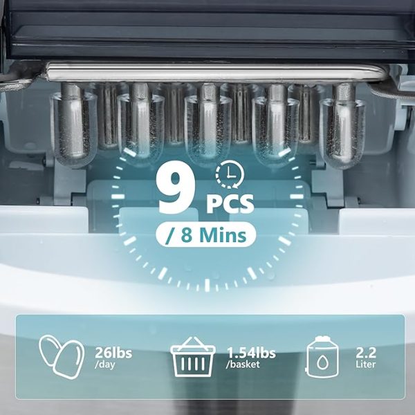 EUHOMY Smart Ice Makers Countertop - Image 6